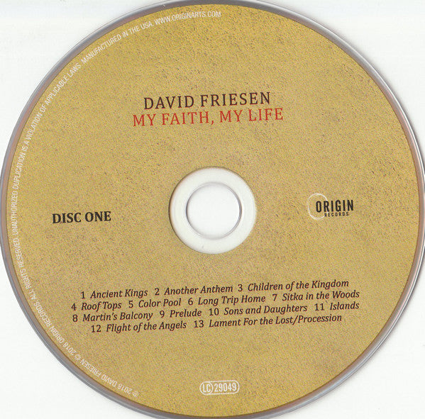 David Friesen : My Faith, My Life  (2xCD, Album, Dig)