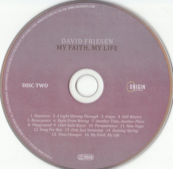 David Friesen : My Faith, My Life  (2xCD, Album, Dig)