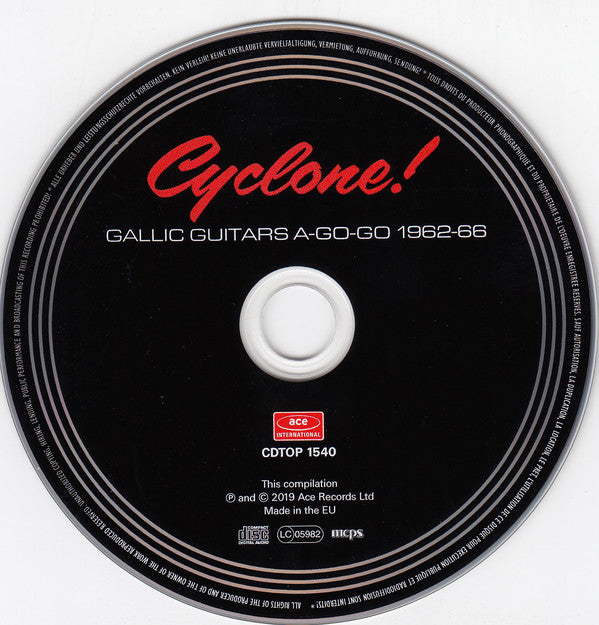 Various : Cyclone! - Gallic Guitars A-Go-Go 1962-66 (CD, Comp)