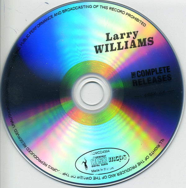 Larry Williams (3) : The Complete Releases - 1957-1961 (CDr, Comp)
