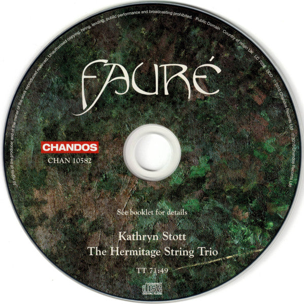Gabriel Fauré, Kathryn Stott, The Hermitage String Trio : Piano Quartets · Nocturne No.4 (CD, Album)