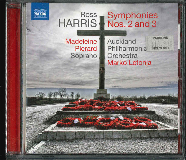 Ross Harris (2), Marko Letonja, Auckland Philharmonia Orchestra, Madeleine Pierard : Symphonies Nos. 2 And 3 (CD)