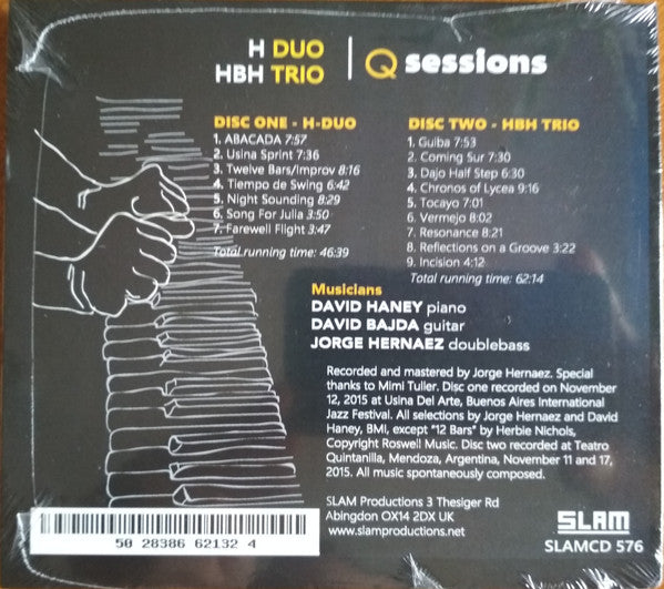 H Duo, HBH Trio : Q Sessions (2xCD, Album)