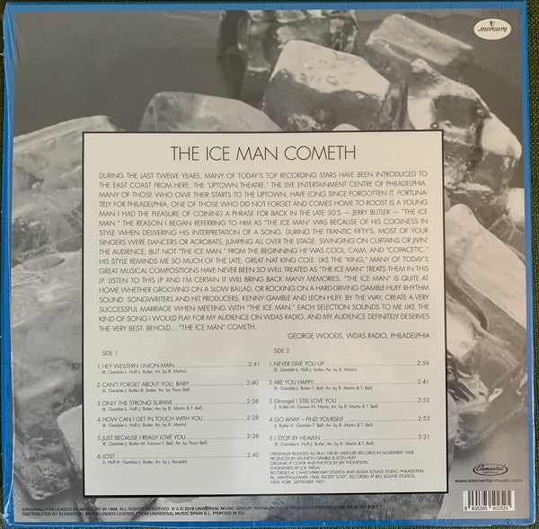 Jerry Butler : The Ice Man Cometh (LP, Album, Ltd, RE, 180)