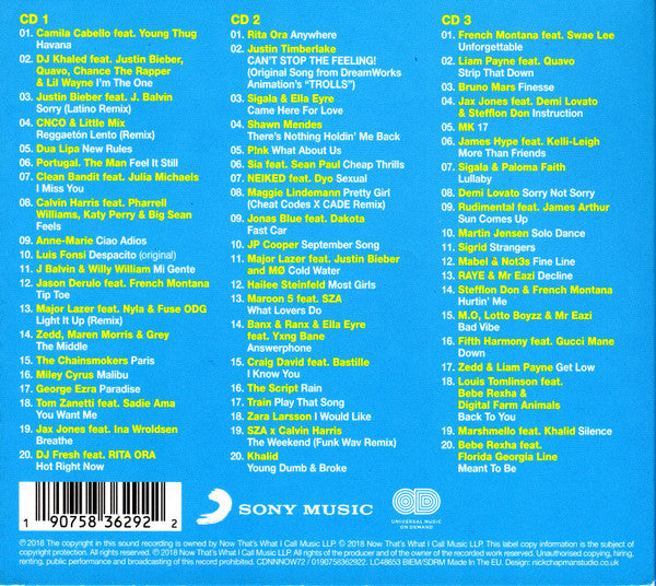 Various : Now That's What I Call A Summer Party 2018 (3xCD, Comp)