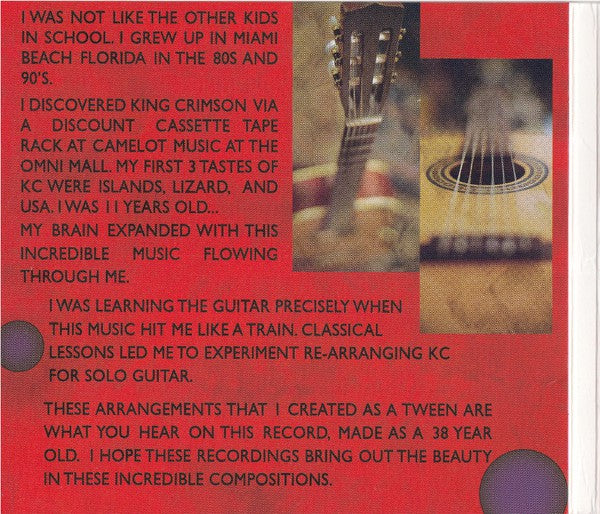 Fernando Perdomo : The Crimson Guitar (A Tribute To King Crimson) (CD, Album)