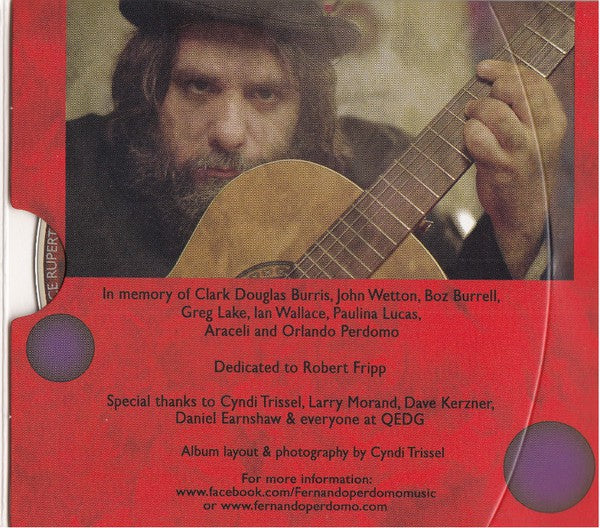 Fernando Perdomo : The Crimson Guitar (A Tribute To King Crimson) (CD, Album)
