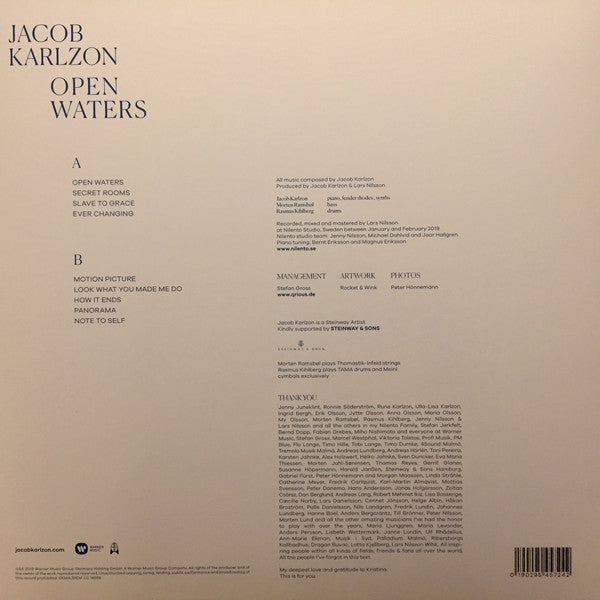 Jacob Karlzon : Open Waters (LP)
