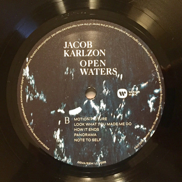 Jacob Karlzon : Open Waters (LP)