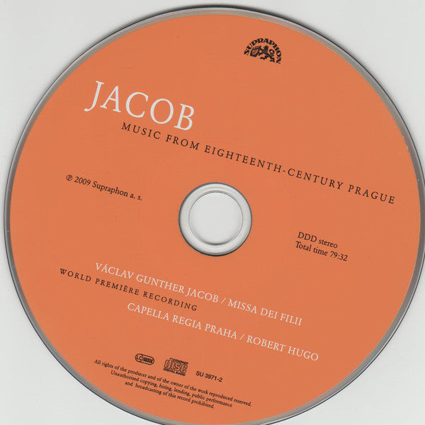 Václav Gunther Jacob - Capella Regia Praha, Robert Hugo : Missa Dei Filii (CD, Album)