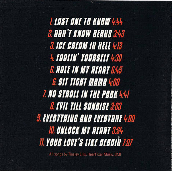 Tinsley Ellis : Ice Cream In Hell (CD, Album)
