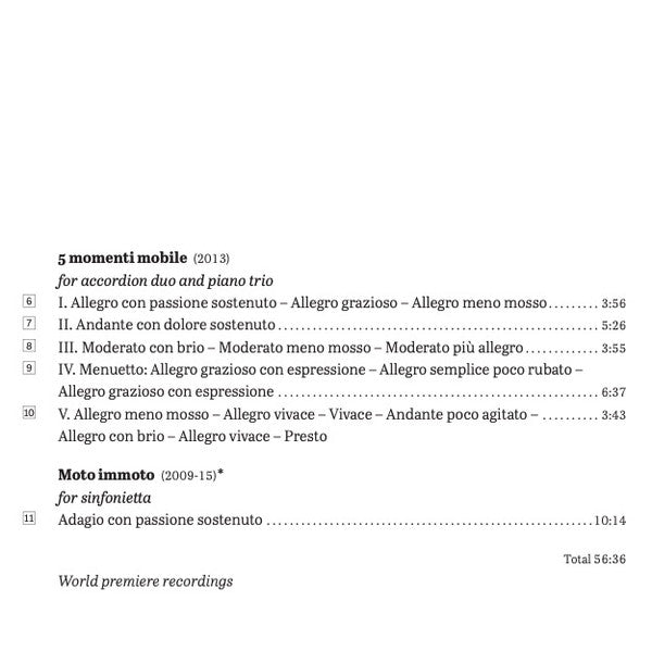 Martin Lohse, David Lau Magnussen, Bjarke Mogensen, Claudio Jacomucci, Christina Åstrand, Toke Møldrup, The Danish Chamber Players, Casper Schreiber : Collage de Temps (CD, Album)
