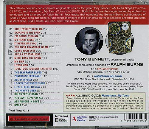 Tony Bennett : The Complete 1958-1961 Ralph Burns Sessions (CD, Comp)