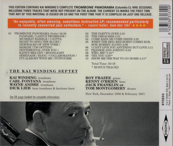 Kai Winding And His Septet : Trombone Panorama (CD, Album, RE, RM)