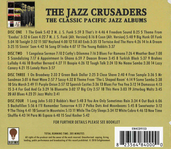 The Crusaders : The Classic Pacific Jazz Albums (4xCD, Comp + Box)