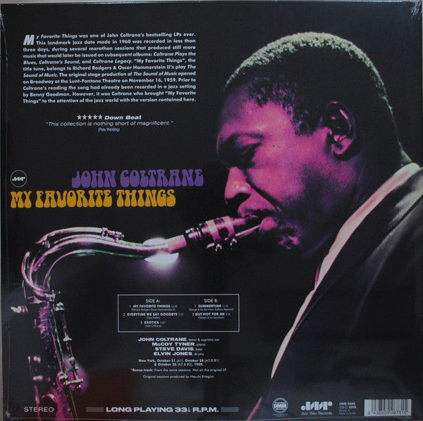 John Coltrane : My Favorite Things (LP, Album, Ltd, RE, 180)