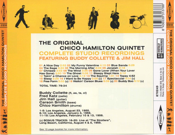 The Chico Hamilton Quintet Featuring Buddy Collette & Jim Hall : Complete Studio Recordings (CD, Comp, RE, RM, 24 )