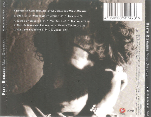Keith Richards : Main Offender (CD, Album, RE, RM)