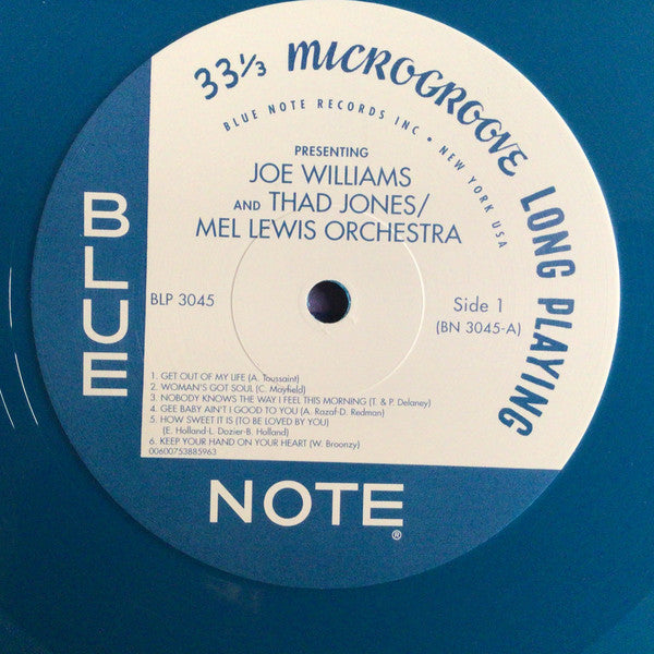 Joe Williams And Thad Jones & Mel Lewis, The Jazz Orchestra : Joe Williams And Thad Jones, Mel Lewis, The Jazz Orchestra (LP, Album, Ltd, RE, Col)
