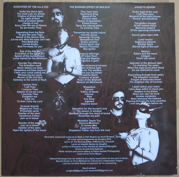 Imprecation / Black Blood Invocation : Diabolical Flames Of The Ascended Plague (LP, Album)