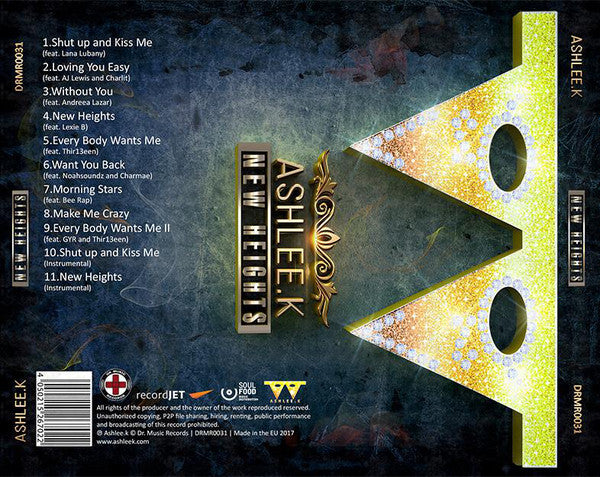 Ashlee.k : New Heights (CD, Album)