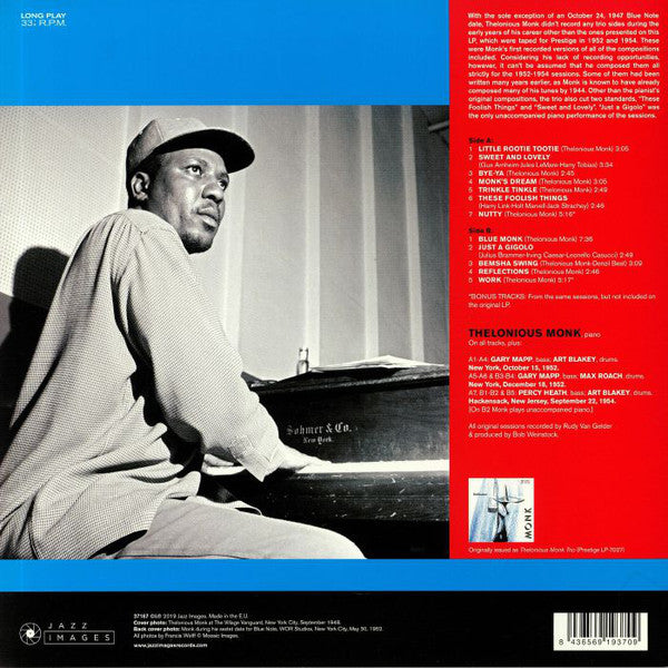 Thelonious Monk Trio : Thelonious Monk Trio (LP, Comp, RE)