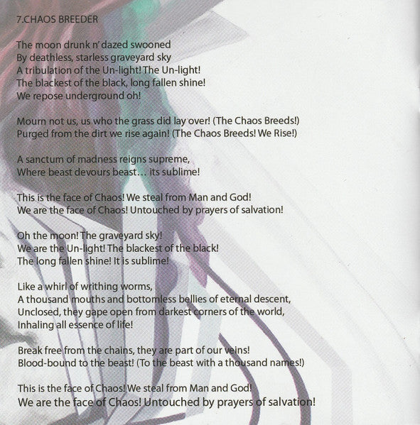 [IN MUTE] : Chaos Breeder (CD, Album)