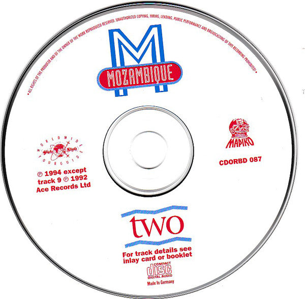 Various : Mozambique Two (CD, Comp)