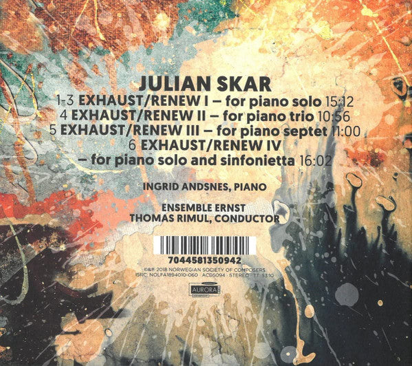 Julian Skar, Ingrid Andsnes, Ensemble Ernst : Exhaust/Review (CD, Album)