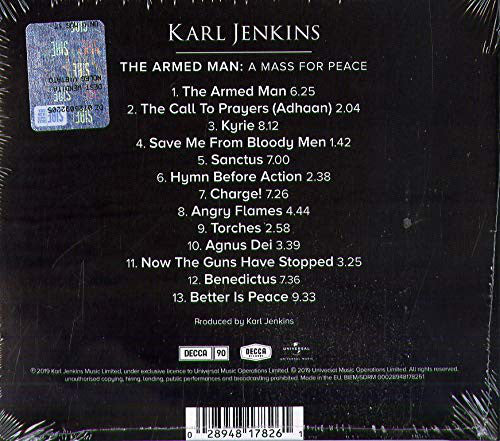 Karl Jenkins : The Armed Man: A Mass For Peace (CD, Album, RE)