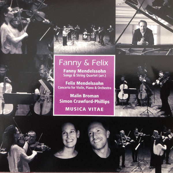 Fanny Mendelssohn Hensel, Felix Mendelssohn-Bartholdy, Malin Broman, Simon Crawford Phillips, Musica Vitae : Fanny & Felix (CD)