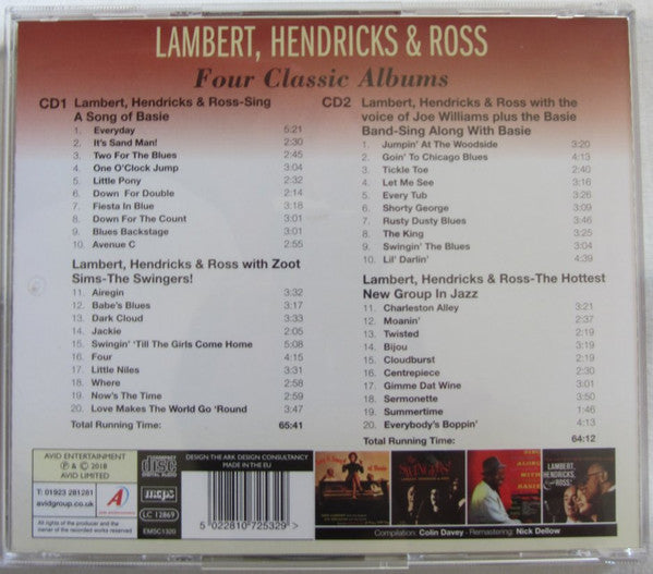 Lambert, Hendricks & Ross : Four Classic Albums (2xCD, Comp, RM)