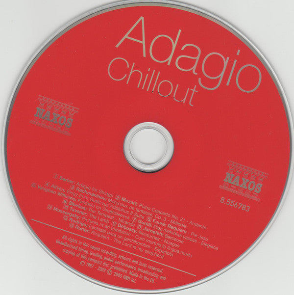Various : Adagio Chillout (CD, Comp)