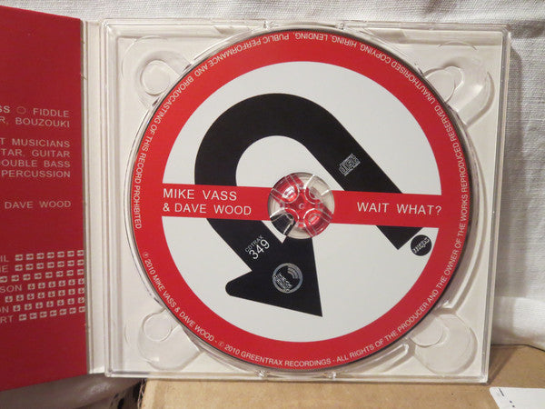 Mike Vass & Dave Wood (2) : Wait What? (CD)