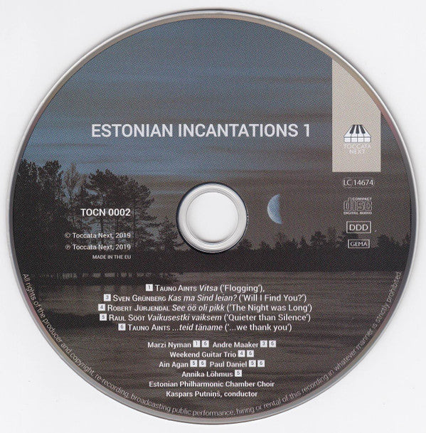 Tauno Aints, Sven Grünberg, Robert Jürjendal and Raul Sööt : Estonian Incantations 1 (CD, Album)