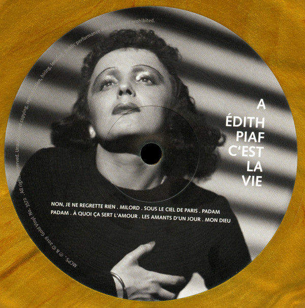 Edith Piaf : C'est La Vie (LP, Comp, Ltd, Num, Gol)