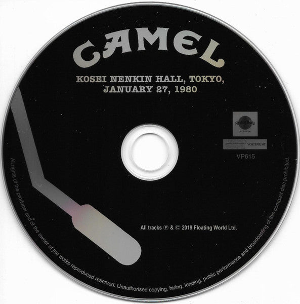 Camel : Kosei Nenkin Hall, Tokyo, January 27, 1980 (CD, Album)