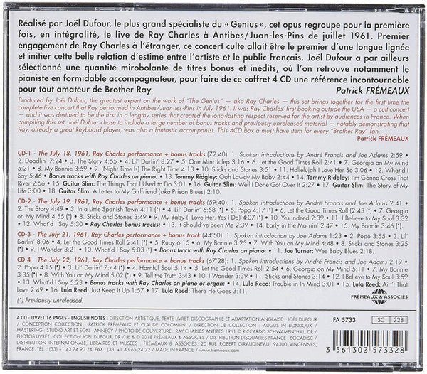 Ray Charles : In Antibes 1961 (4xCD)