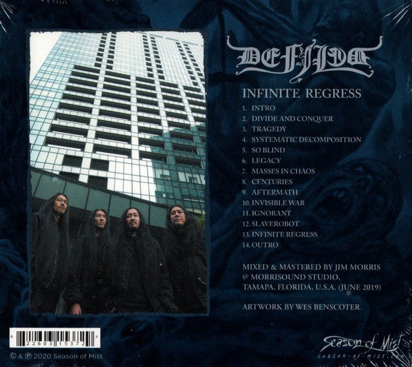 Defiled : Infinite Regress (CD, Album, Dig)
