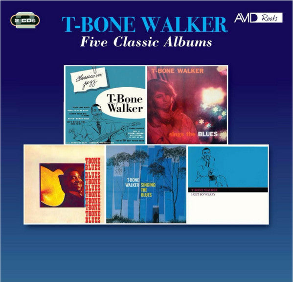 T-Bone Walker : Five Classic Albums (2xCD, Comp, RM)