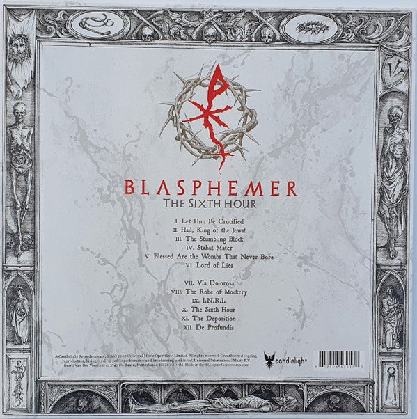 Blasphemer (3) : The Sixth Hour (LP, Album, Blu)