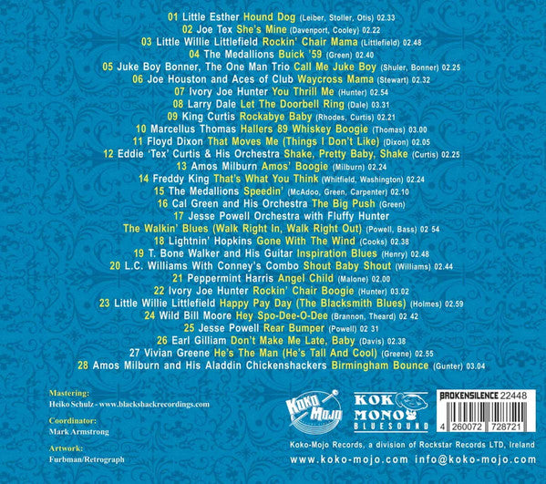 Various : Rockin' Chair Boogie - Southern Bred Vol.6 Texas R&B Rockers (CD, Comp)
