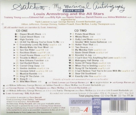 Louis Armstrong : Satchmo: A Musical Autobiography / Part 1 (2xCD, Comp, RM)