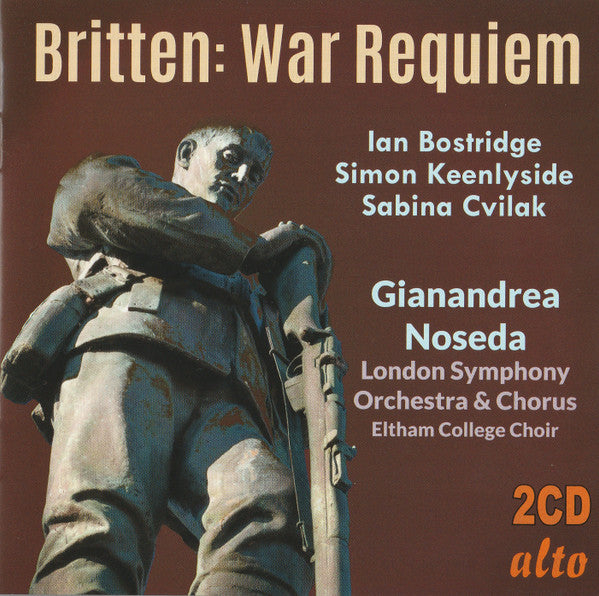 Benjamin Britten, Ian Bostridge, Simon Keenlyside, Sabina Cvilak, Gianandrea Noseda, London Symphony Orchestra & London Symphony Chorus : War Requiem (2xCD, Album, RE, RM)