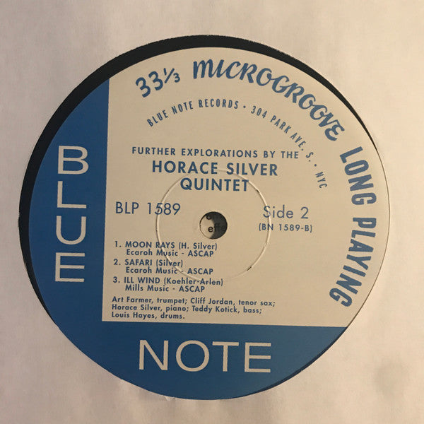 The Horace Silver Quintet : Further Explorations (LP, Album, Mic)