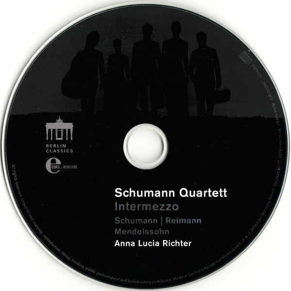 Schumann Quartett, Anna Lucia Richter – Robert Schumann | Aribert Reimann | Felix Mendelssohn-Bartholdy : Intermezzo (CD, Album)