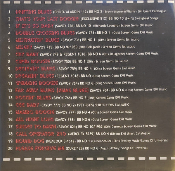 Johnny Otis And His Orchestra : Jukebox Hits 1946-1954 (CD, Comp, Mono)