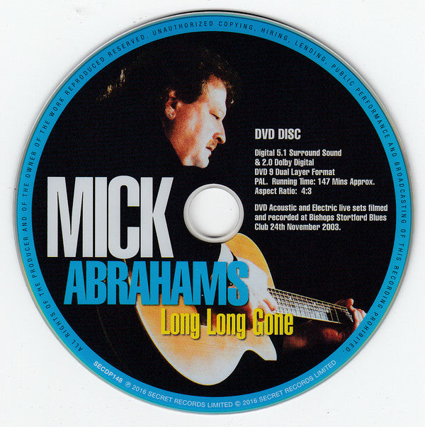 Mick Abrahams : Long Long Gone (CD, Album + DVD, Album)