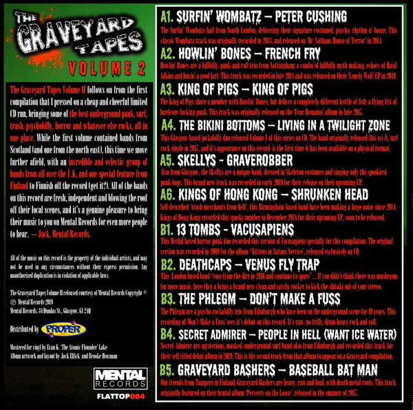 Various : The Graveyard Tapes Volume 2 (LP, Album, Ltd, Gre)