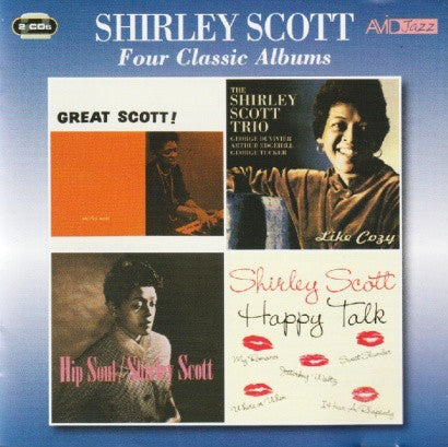 Shirley Scott : Four Classic Albums: Great Scott / Like Cozy / Hip Soul / Happy Talk (2xCD, Comp)